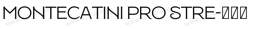 Montecatini Pro Stre字体转换